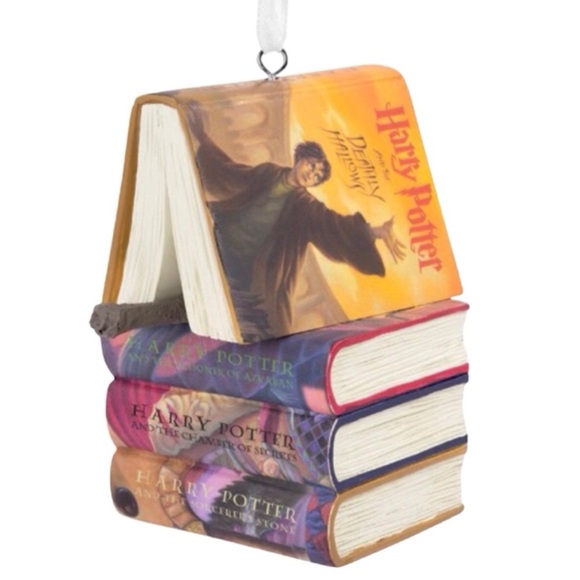 Hallmark Other - Hallmark Harry Potter “Books and Wand” Christmas Ornament (NWT)